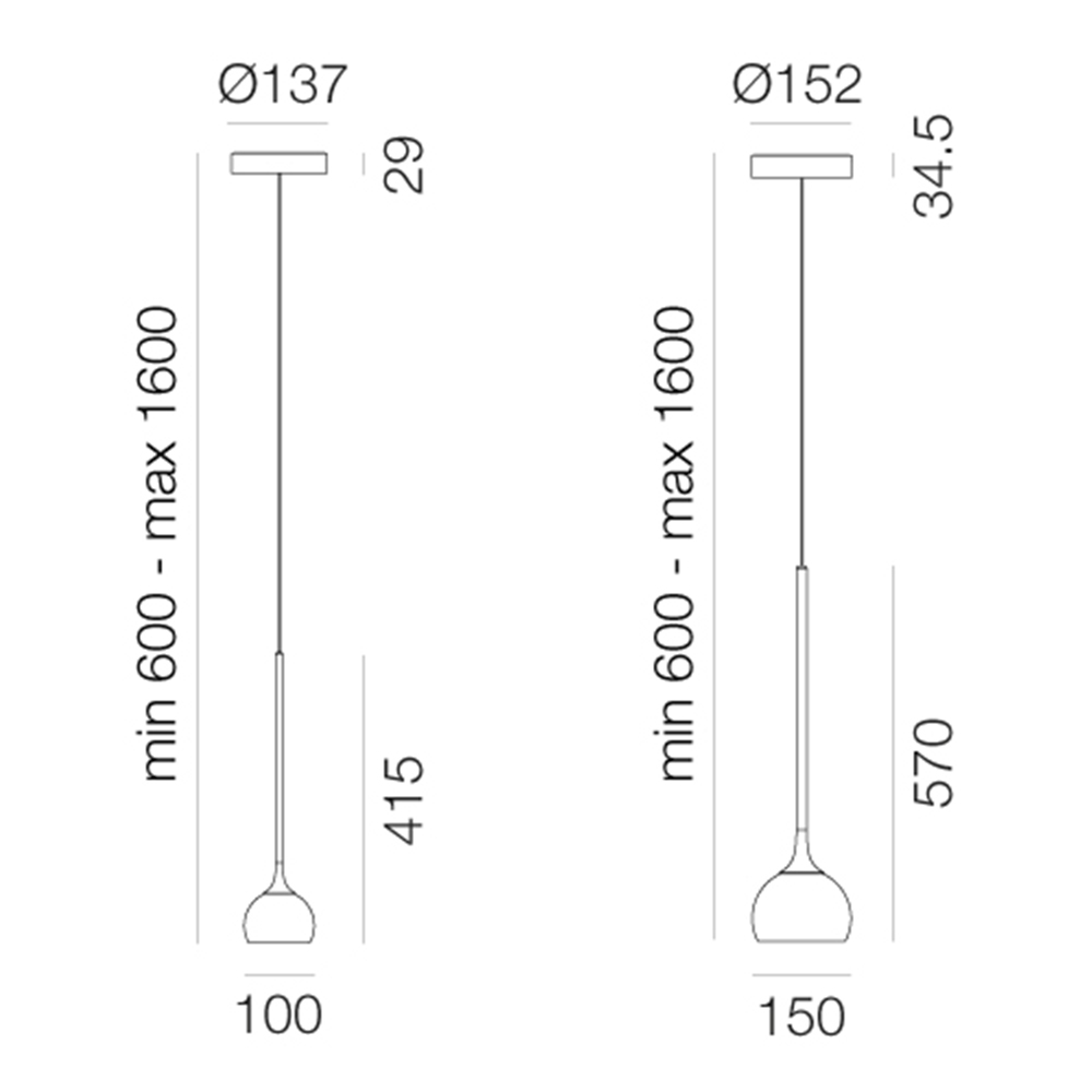 Artemide Ixa – Lámpara suspensión — imagen 6